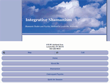 Tablet Screenshot of integrativeshamanism.com